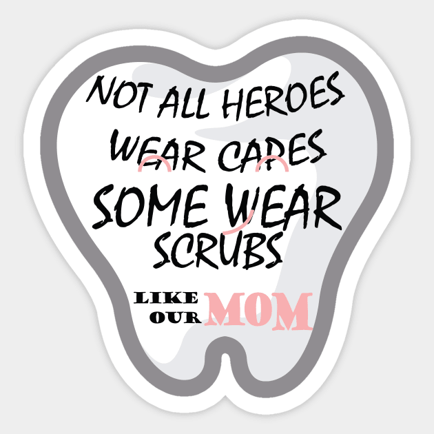 Dentist mom gift for mothers day Sticker by dentist_family